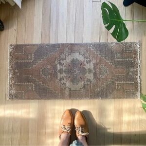 Vintage Turkish Accent Rug